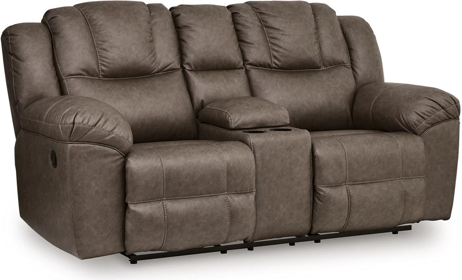 Windsley Reclining Loveseat with Console In Driftwood NC6450694