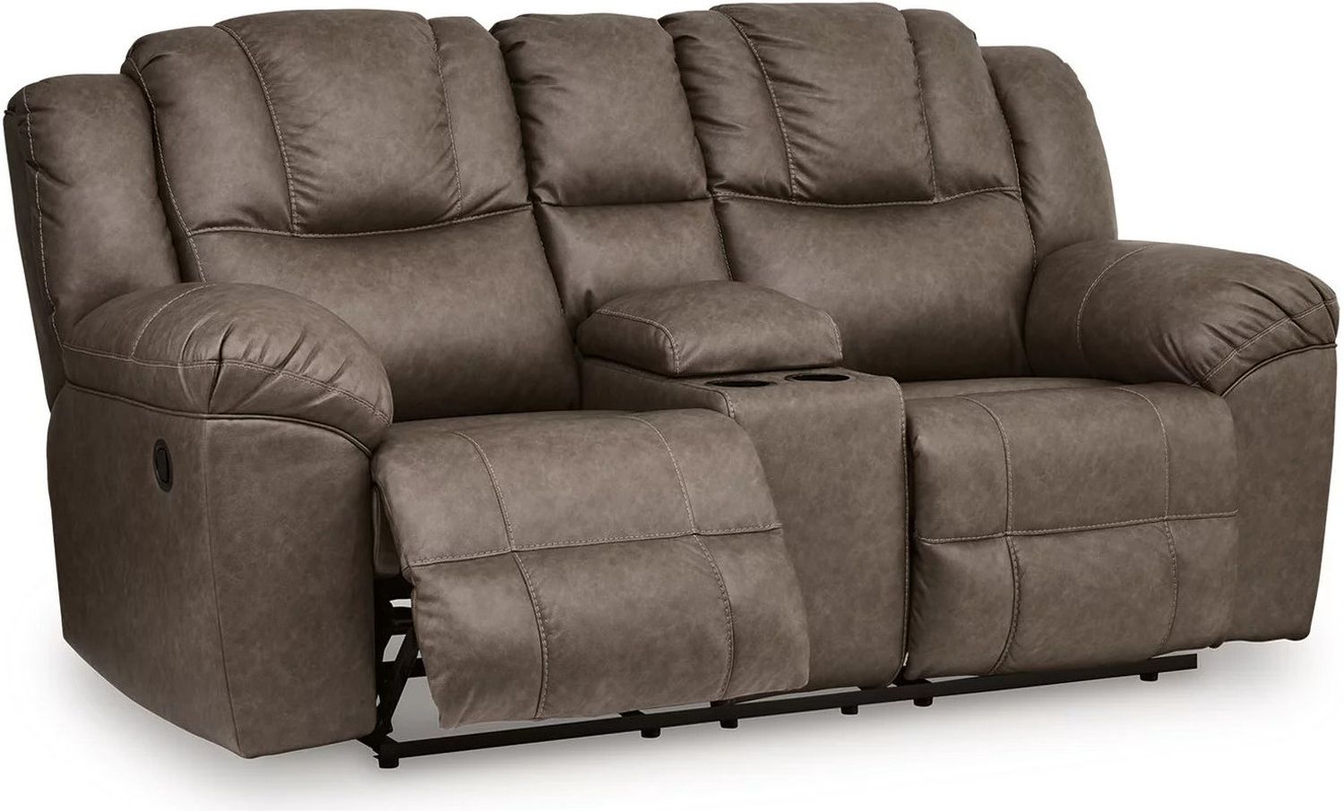 Windsley Reclining Loveseat with Console In Driftwood NC6450694