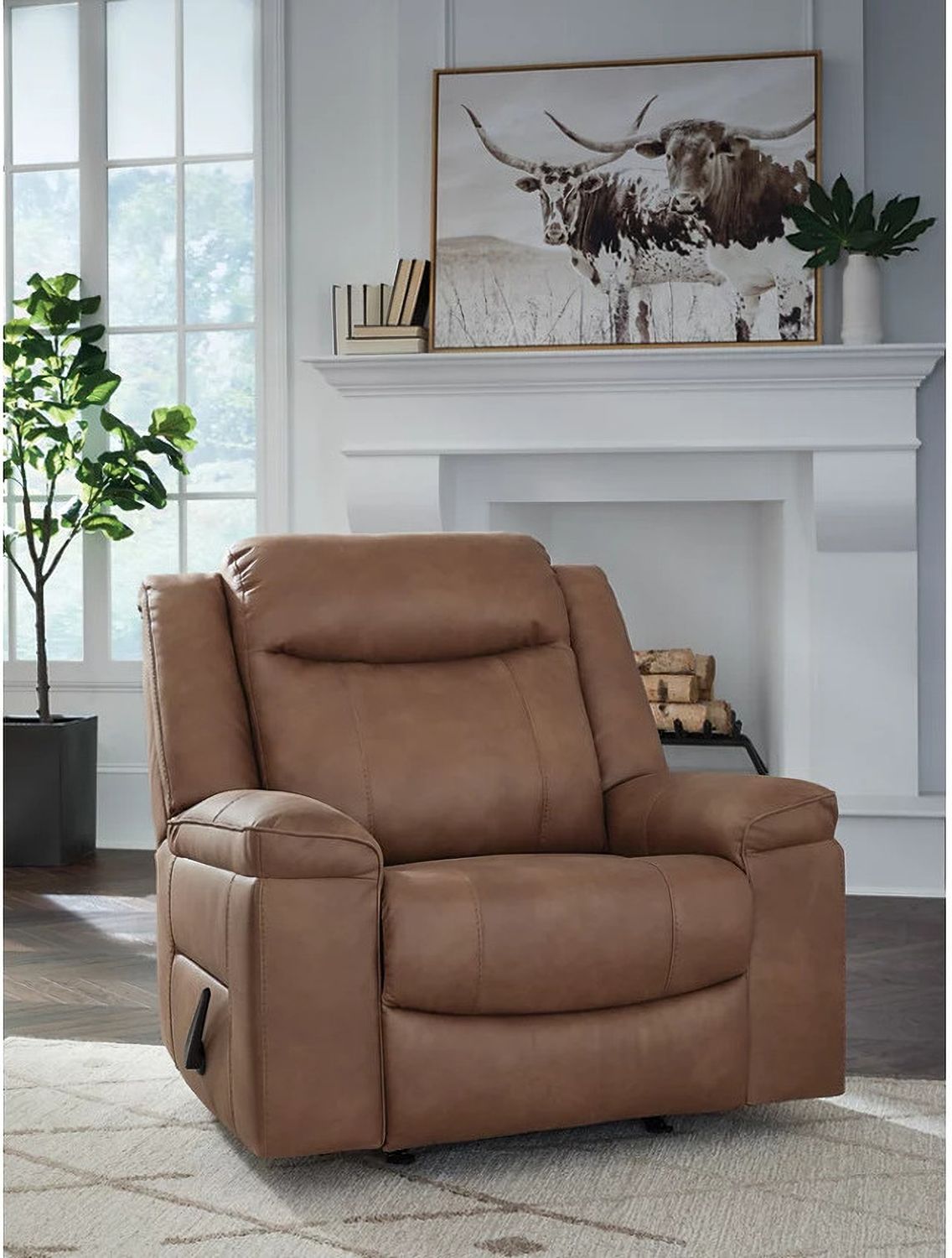 Chadstone Recliner In Caramel NC6530825