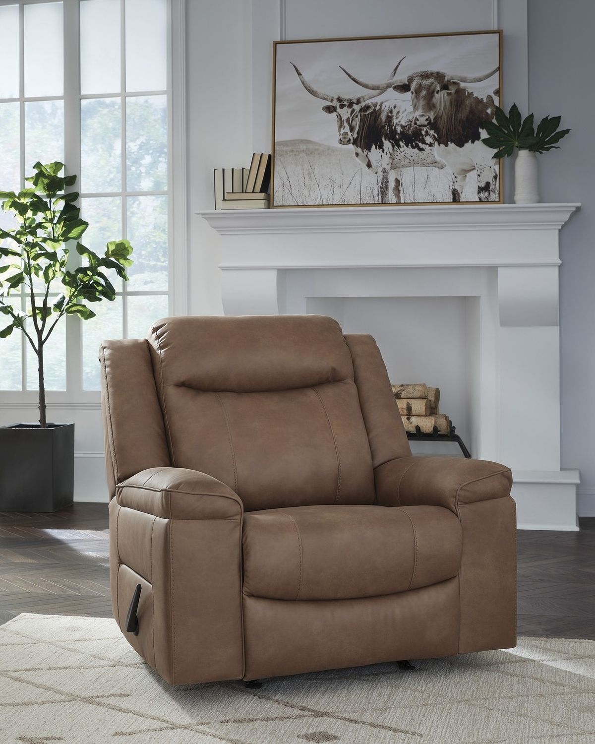 Chadstone Recliner In Caramel NC6530825