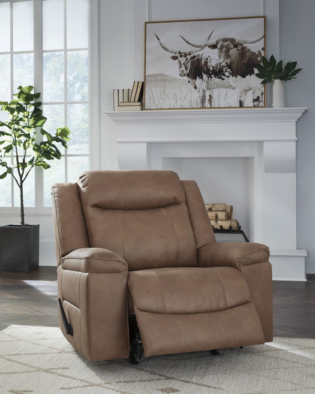 Chadstone Recliner In Caramel NC6530825