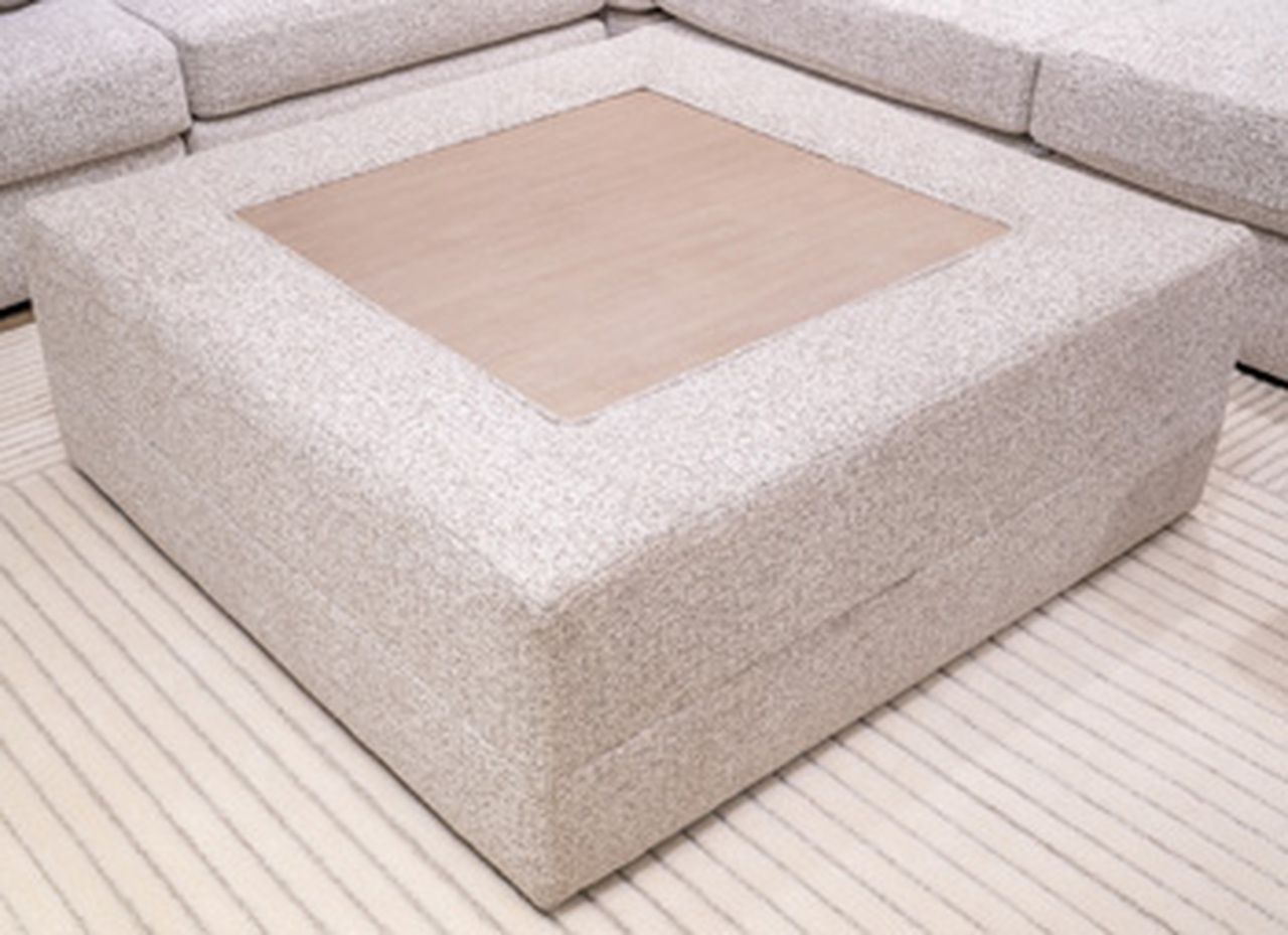Camfield Oversized Accent Ottoman In Snowstone NC6600408
