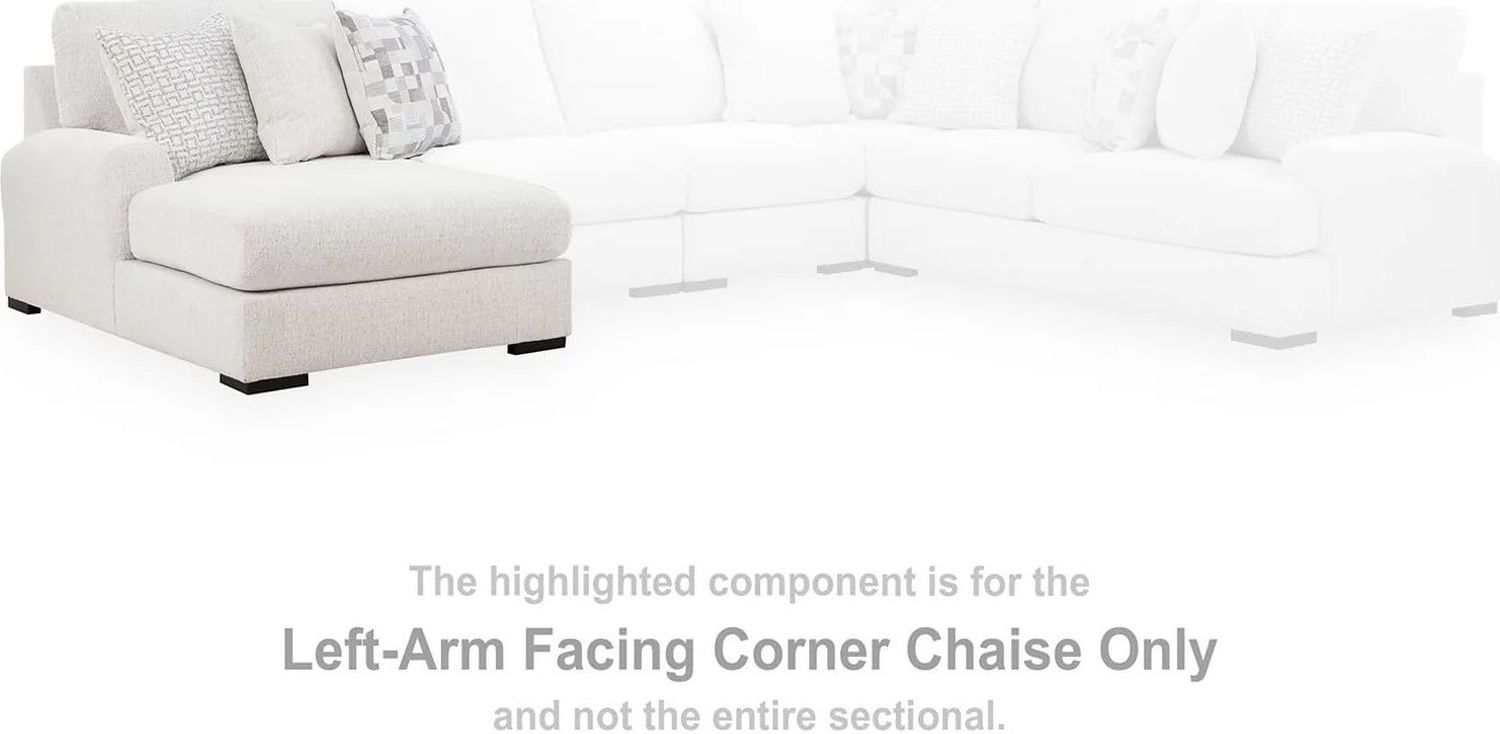 Kendrie 2-Piece Sectional Sofa LAF Chaise In Chalk NC66906S1