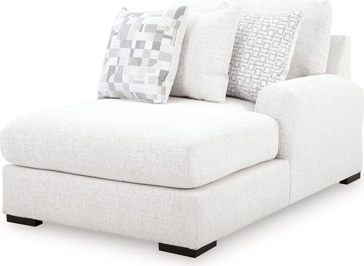 Kendrie 5-Piece Sectional with RAF Chaise In Chalk NC66906S11