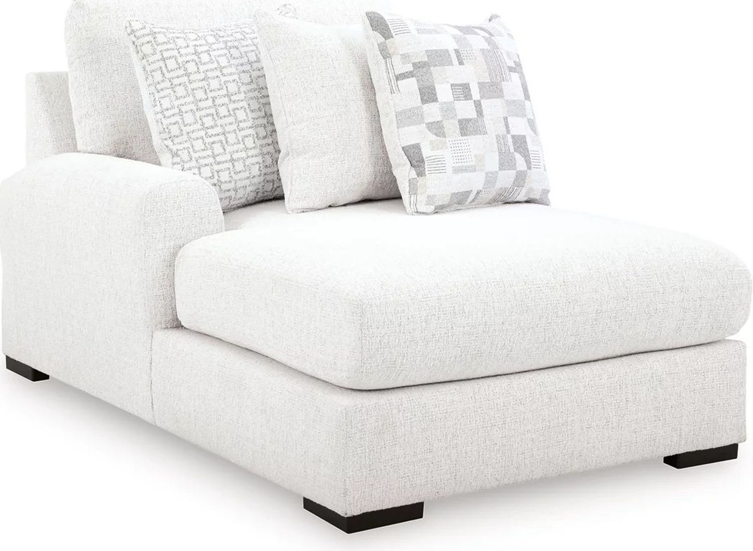 Kendrie 5-Piece Sectional with LAF Chaise In Chalk NC66906S12