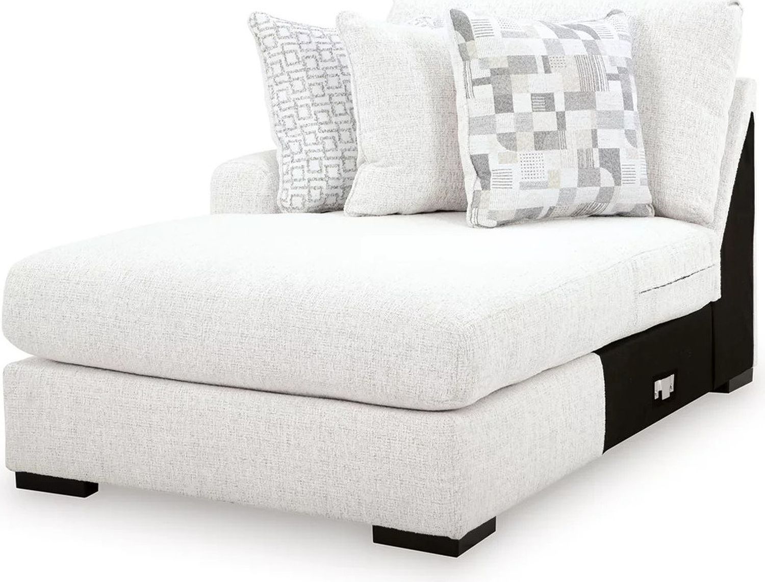 Kendrie 5-Piece Sectional with LAF Chaise In Chalk NC66906S12
