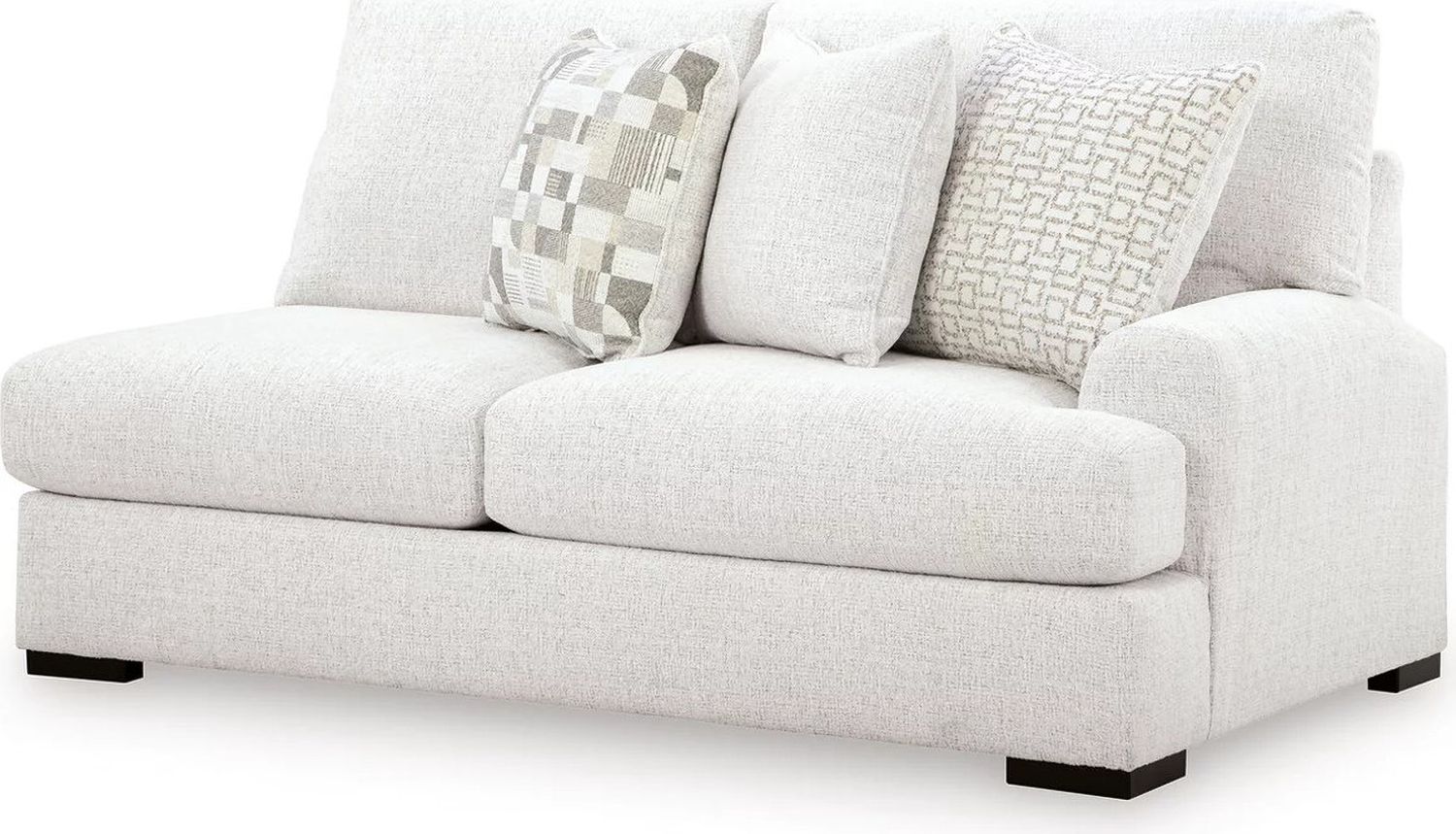 Kendrie 5-Piece Sectional with LAF Chaise In Chalk NC66906S12
