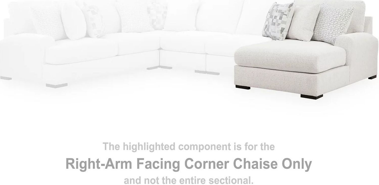 Kendrie 2-Piece Sectional Sofa RAF Chaise In Chalk NC66906S2
