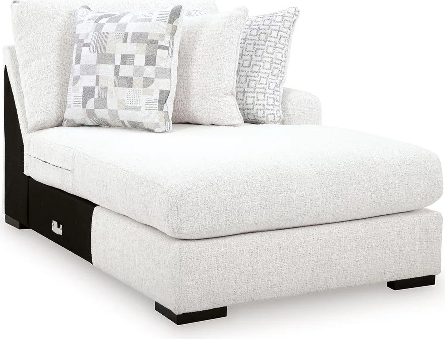 Kendrie 4-Piece Double Chaise Sectional In Chalk NC66906S8
