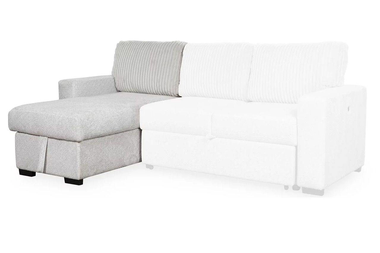 Tressment 2-Piece Sectional With Pop Up Sleeper And Chaise In Alloy NC67006S1