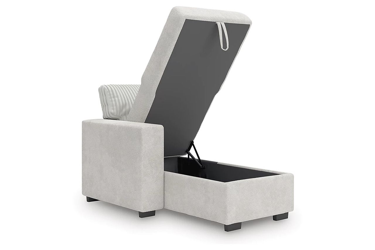 Tressment 2-Piece Sectional With Pop Up Sleeper And Chaise In Alloy NC67006S1