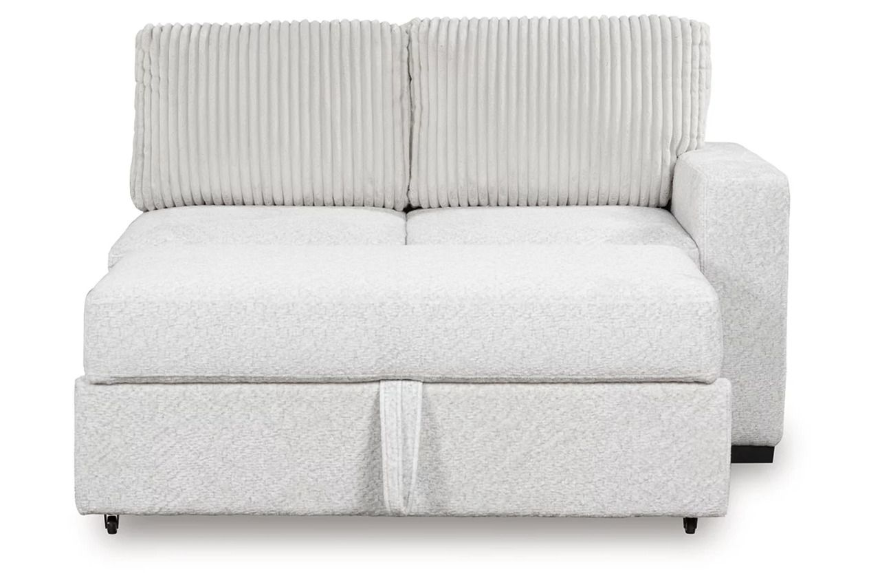 Tressment 2-Piece Sectional With Pop Up Sleeper And Chaise In Alloy NC67006S1