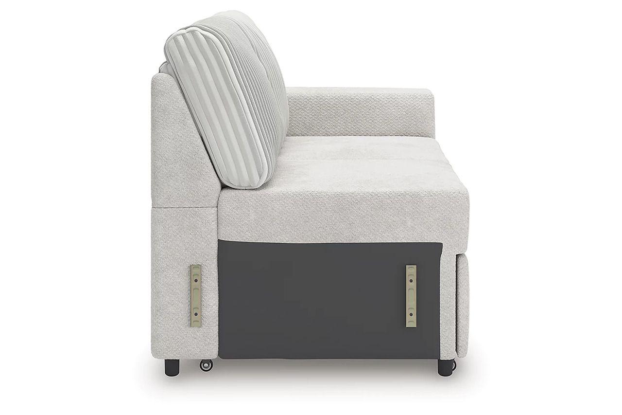 Tressment 2-Piece Sectional With Pop Up Sleeper And Chaise In Alloy NC67006S1
