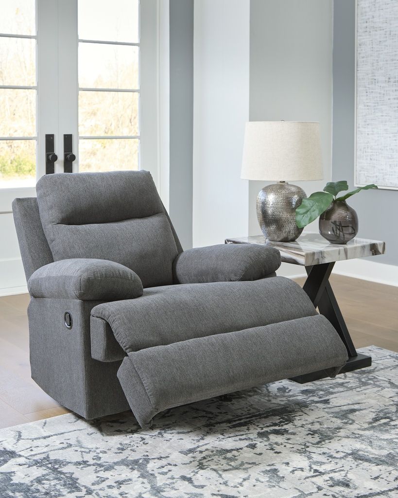 Yarrow Lane Recliner In Charcoal NC9140625