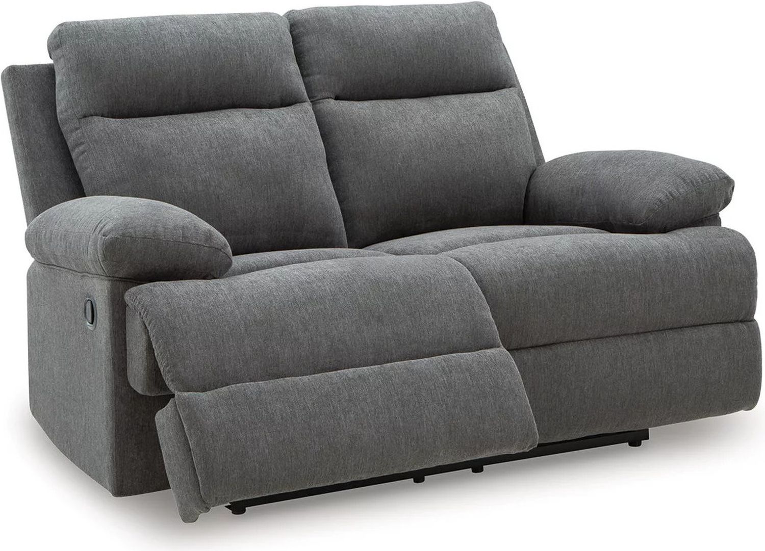 Yarrow Lane Reclining Loveseat In Charcoal NC9140686
