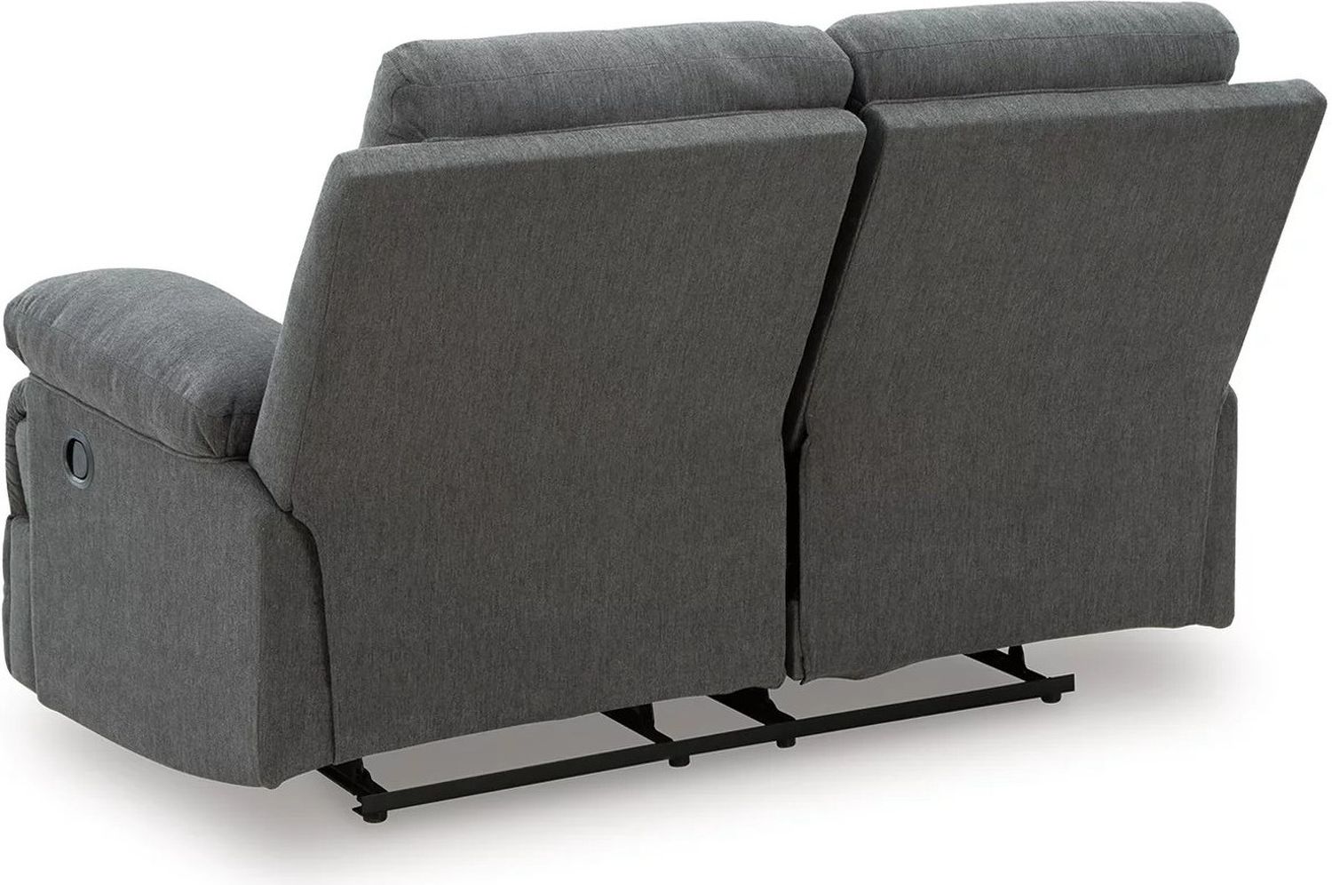 Yarrow Lane Reclining Loveseat In Charcoal NC9140686