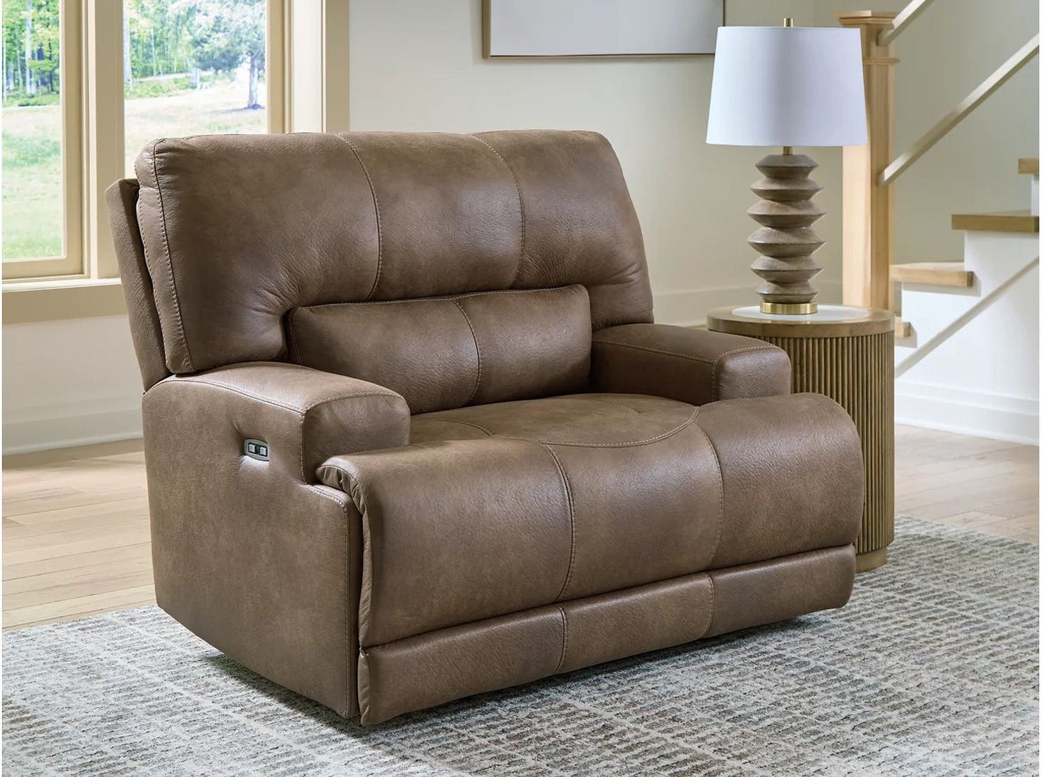 Bealeaf Power Recliner In Earth NC9180282