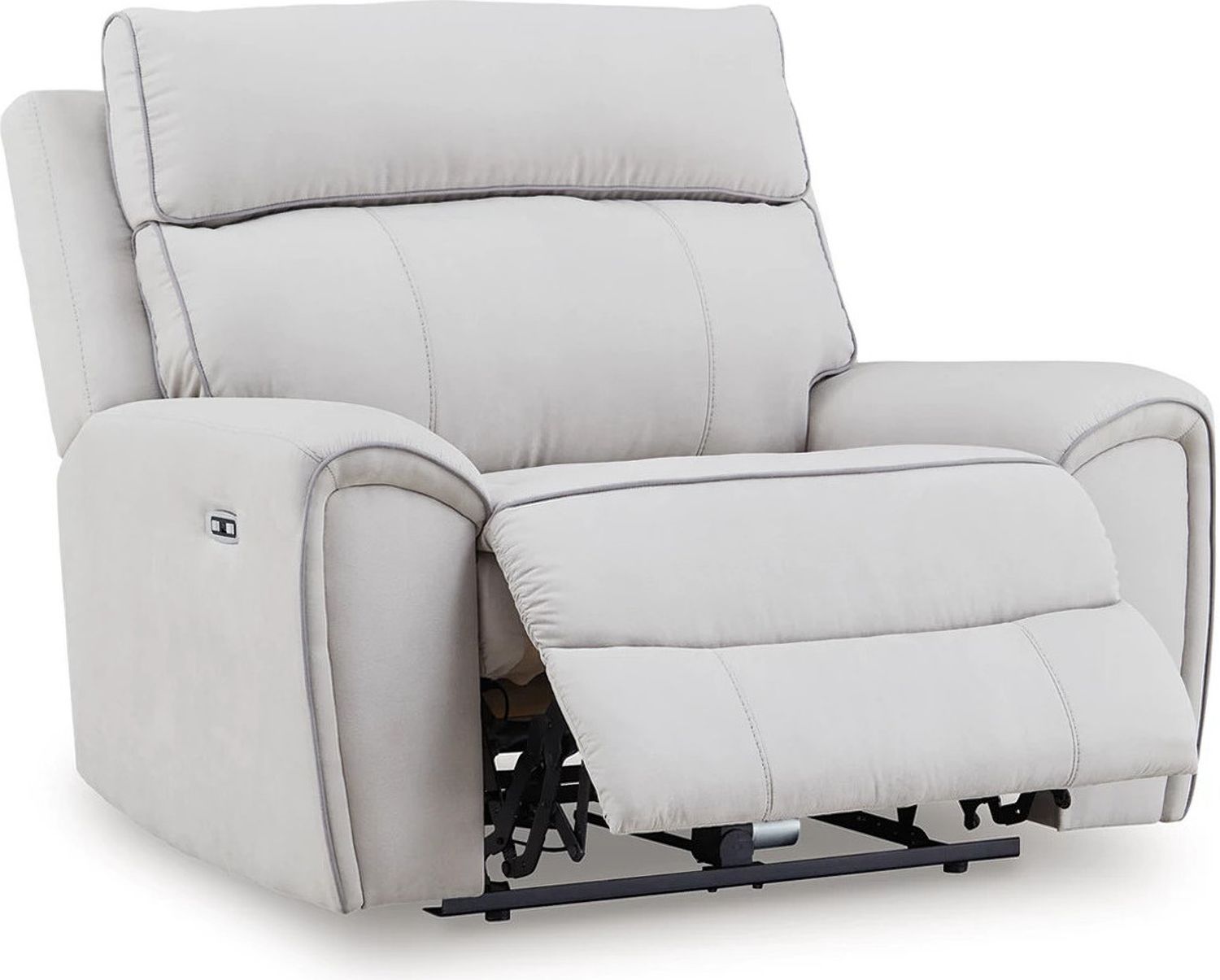 Tealwell Power Recliner In Pearl and Ash NC9880282