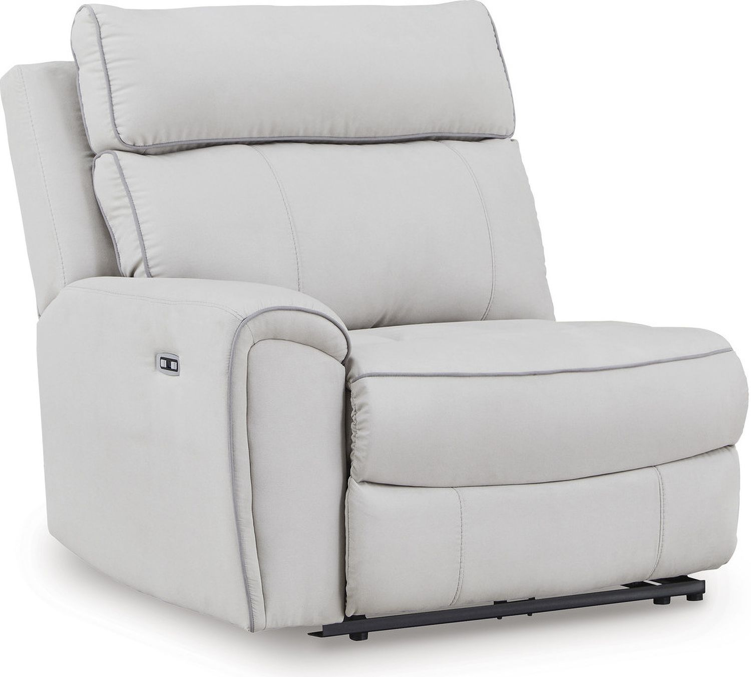 Tealwell 3-Piece Power Reclining Sectional Sofa In Pearl and Ash NC98802S1