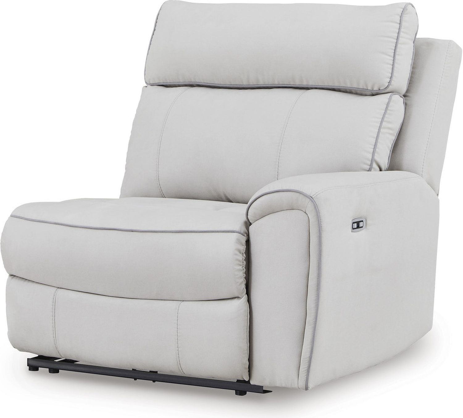 Tealwell 3-Piece Power Reclining Sectional Sofa In Pearl and Ash NC98802S1
