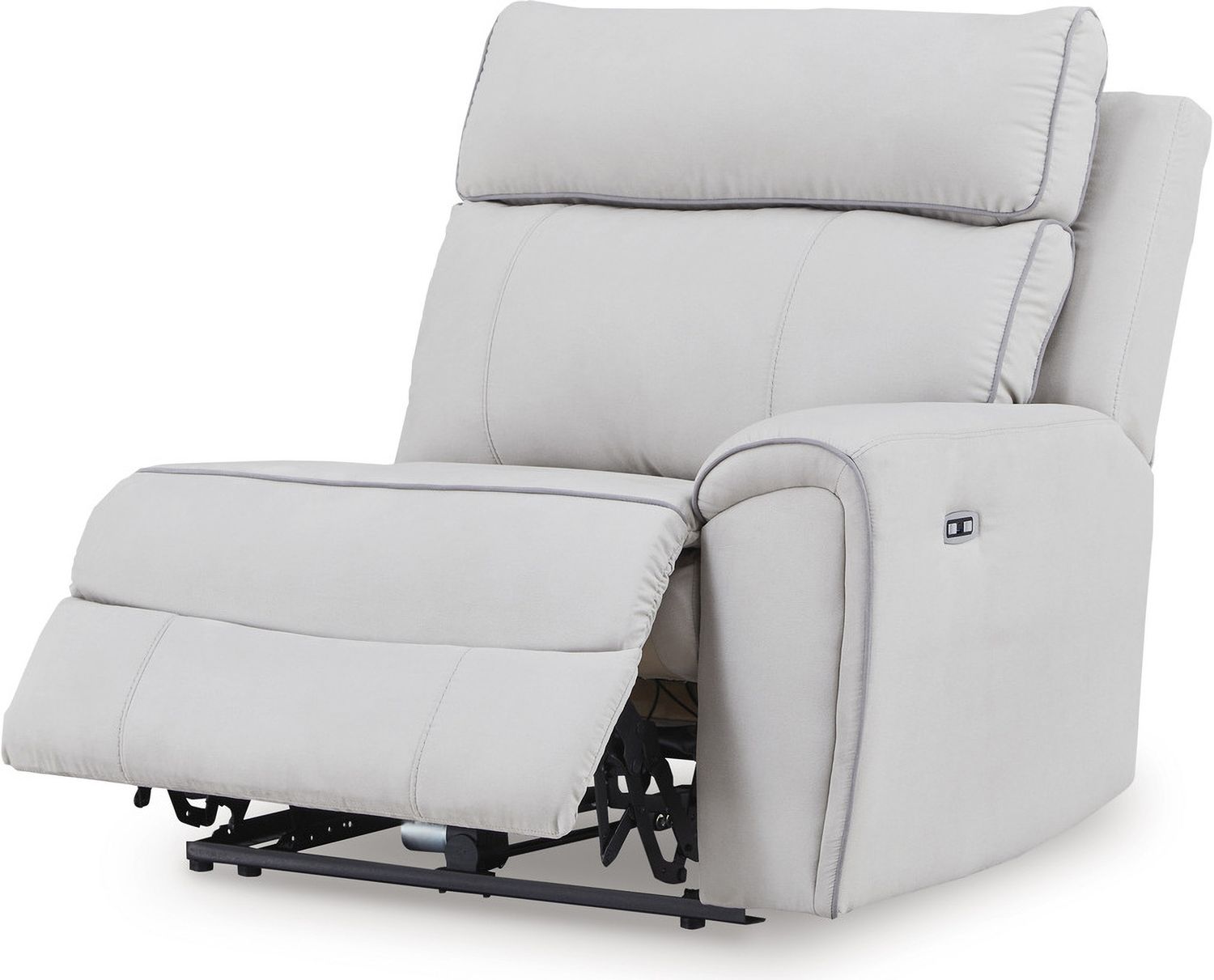 Tealwell 3-Piece Power Reclining Sectional Sofa In Pearl and Ash NC98802S1