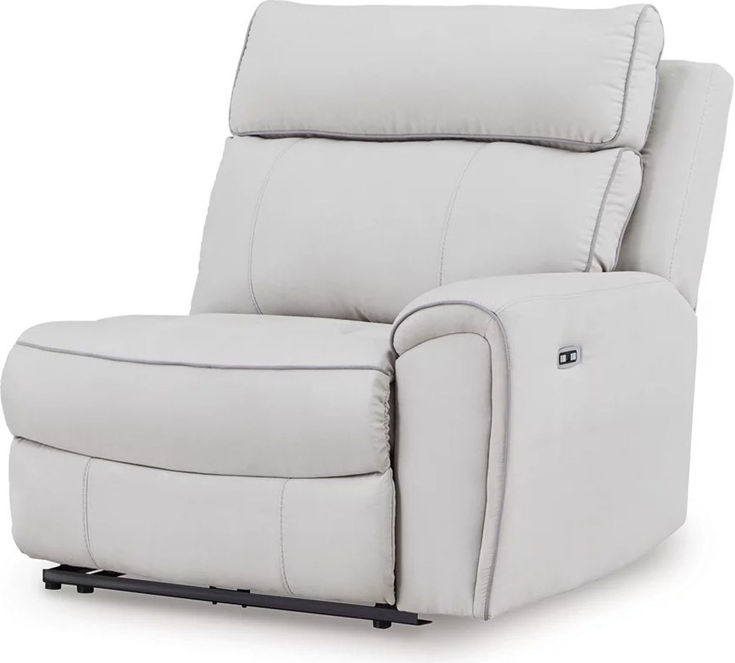 Tealwell 6-Piece Power Reclining Sectional In Pearl and Ash NC98802S10