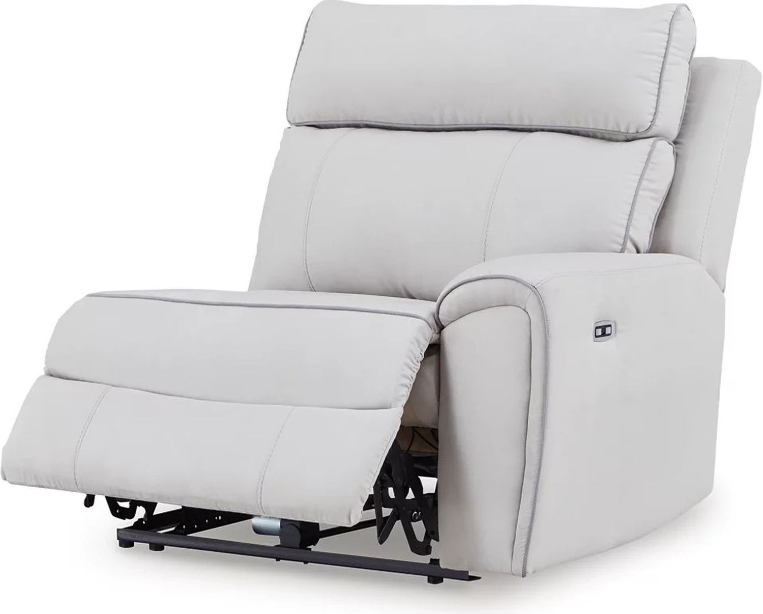 Tealwell 6-Piece Power Reclining Sectional In Pearl and Ash NC98802S10