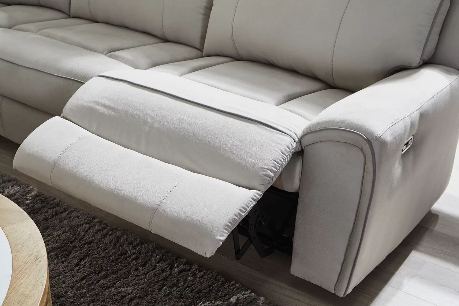 Tealwell 2-Piece Reclining Loveseat In Pearl and Ash NC98802S21