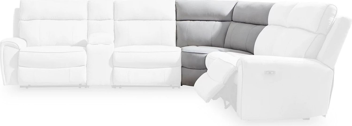 Tealwell 7-Piece Reclining Sectional with Storage Consoles In Pearl and Ash NC98802S34