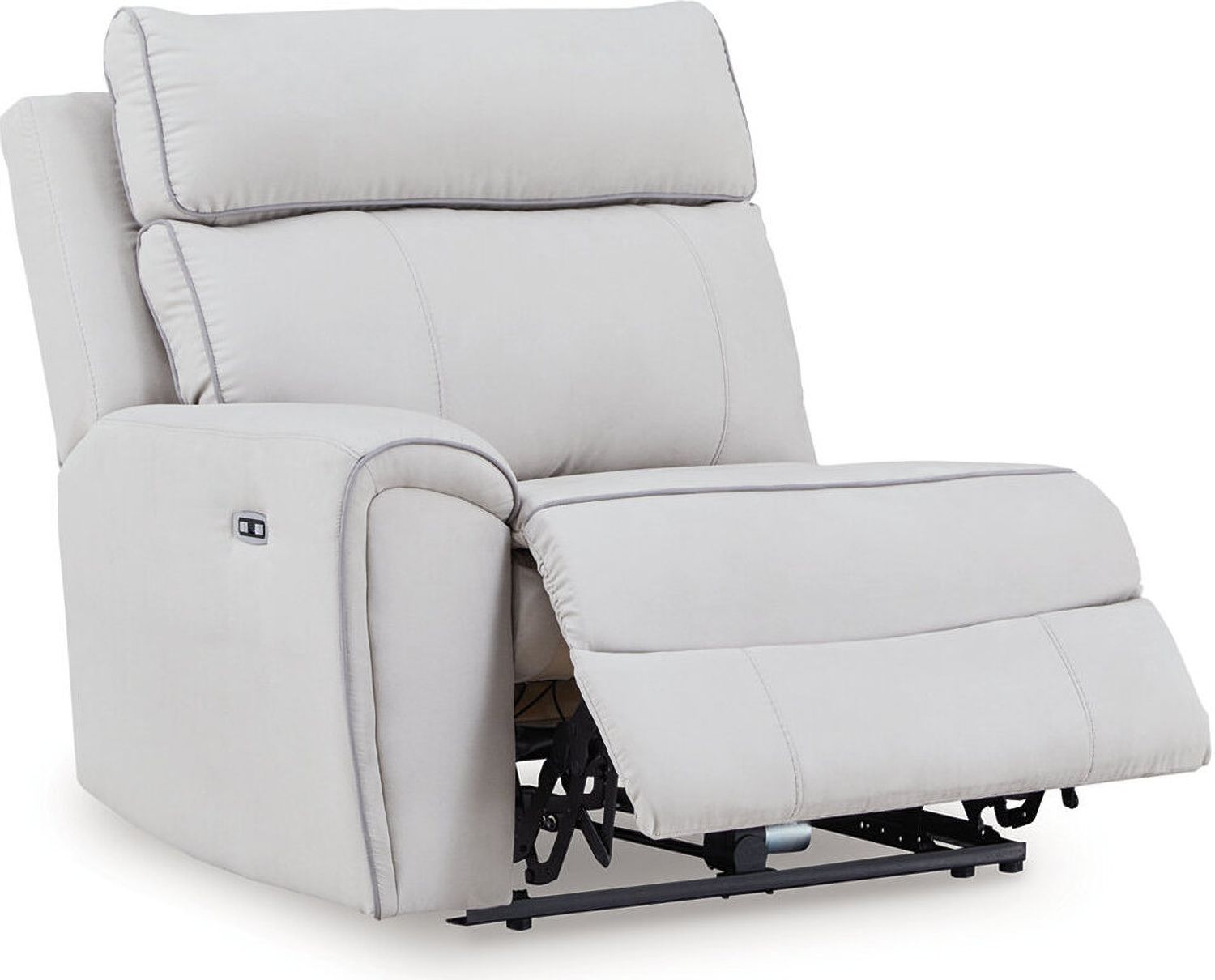 Tealwell 6-Piece Reclining Sectional with Storage Console In Pearl and Ash NC98802S36