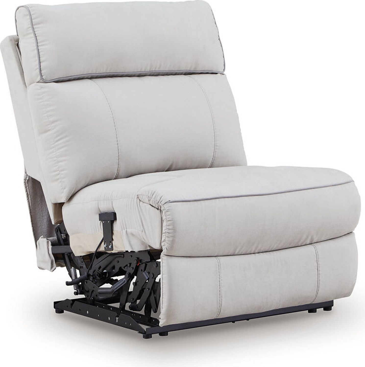 Tealwell 6-Piece Reclining Sectional with Storage Console In Pearl and Ash NC98802S36