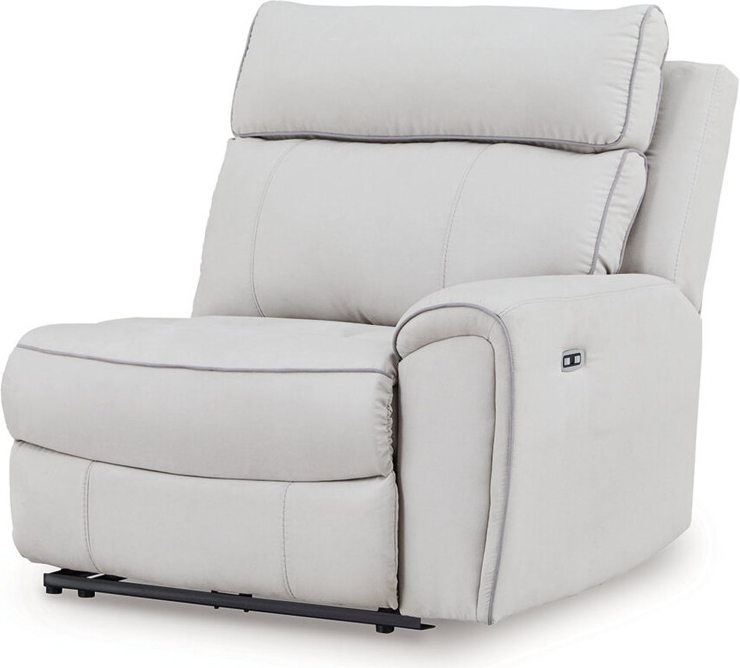 Tealwell 6-Piece Reclining Sectional with Storage Console In Pearl and Ash NC98802S36