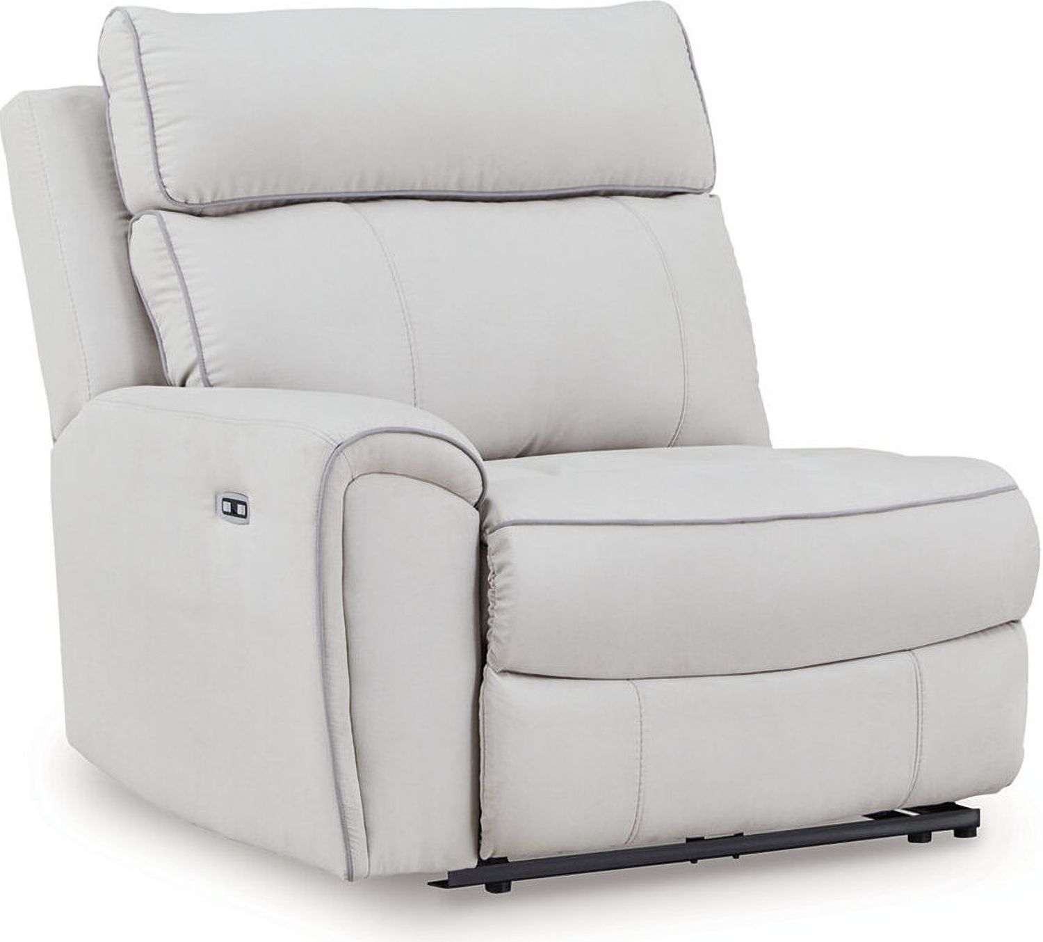 Tealwell 5-Piece Power Reclining Sectional In Pearl and Ash NC98802S8