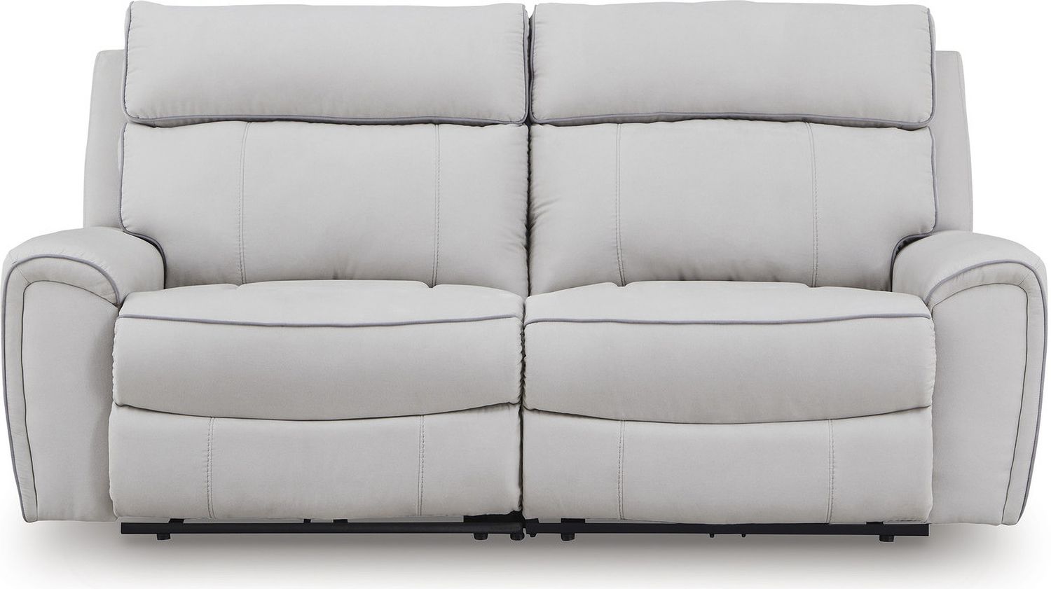 Tealwell 5-Piece Power Reclining Sectional In Pearl and Ash NC98802S8