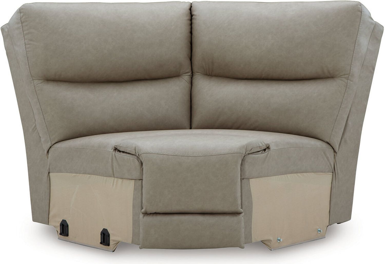 Bearmonte 5-Piece Power Reclining Sectional In Pebble NC99201S8