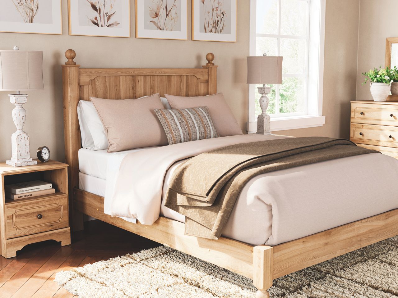 Bestmere Dresser In Warm Brown NCB107531