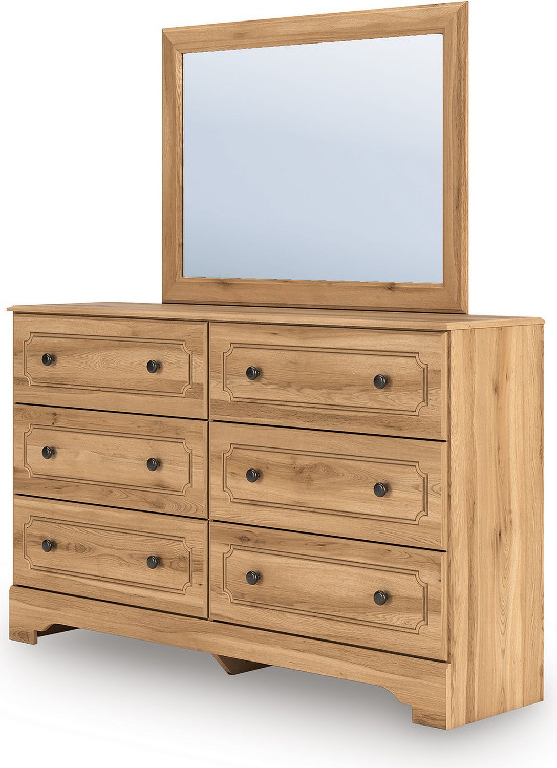 Bestmere Bedroom Mirror In Warm Brown NCB107536