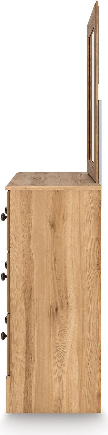 Bestmere Bedroom Mirror In Warm Brown NCB107536