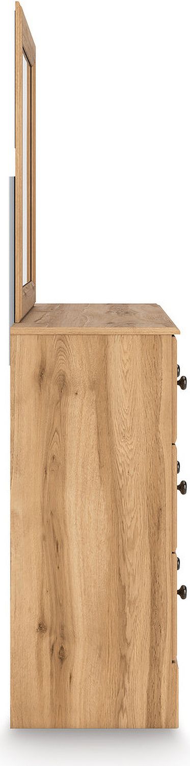 Bestmere Bedroom Mirror In Warm Brown NCB107536
