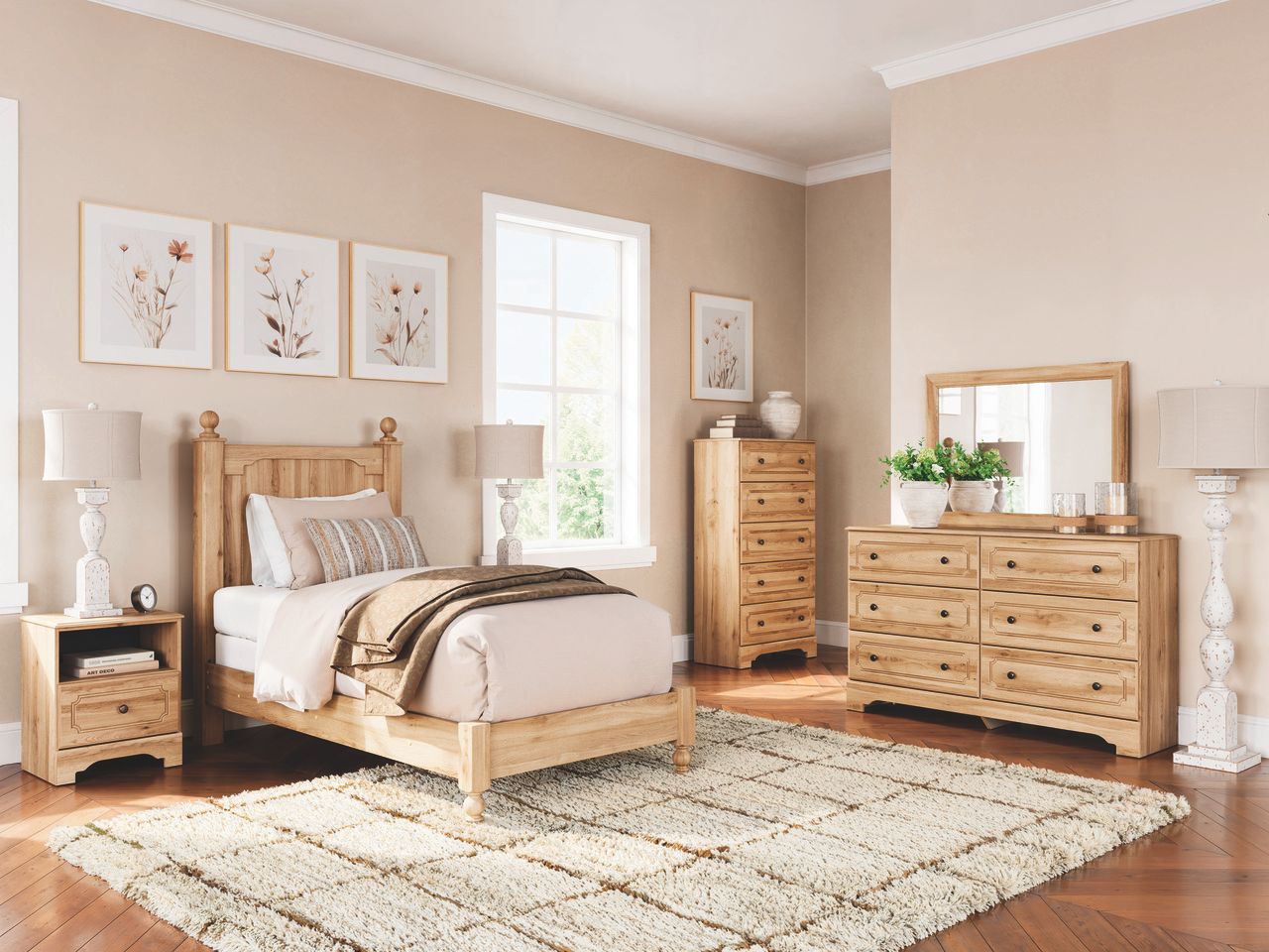 Bestmere Chest of Drawers In Warm Brown NCB107546