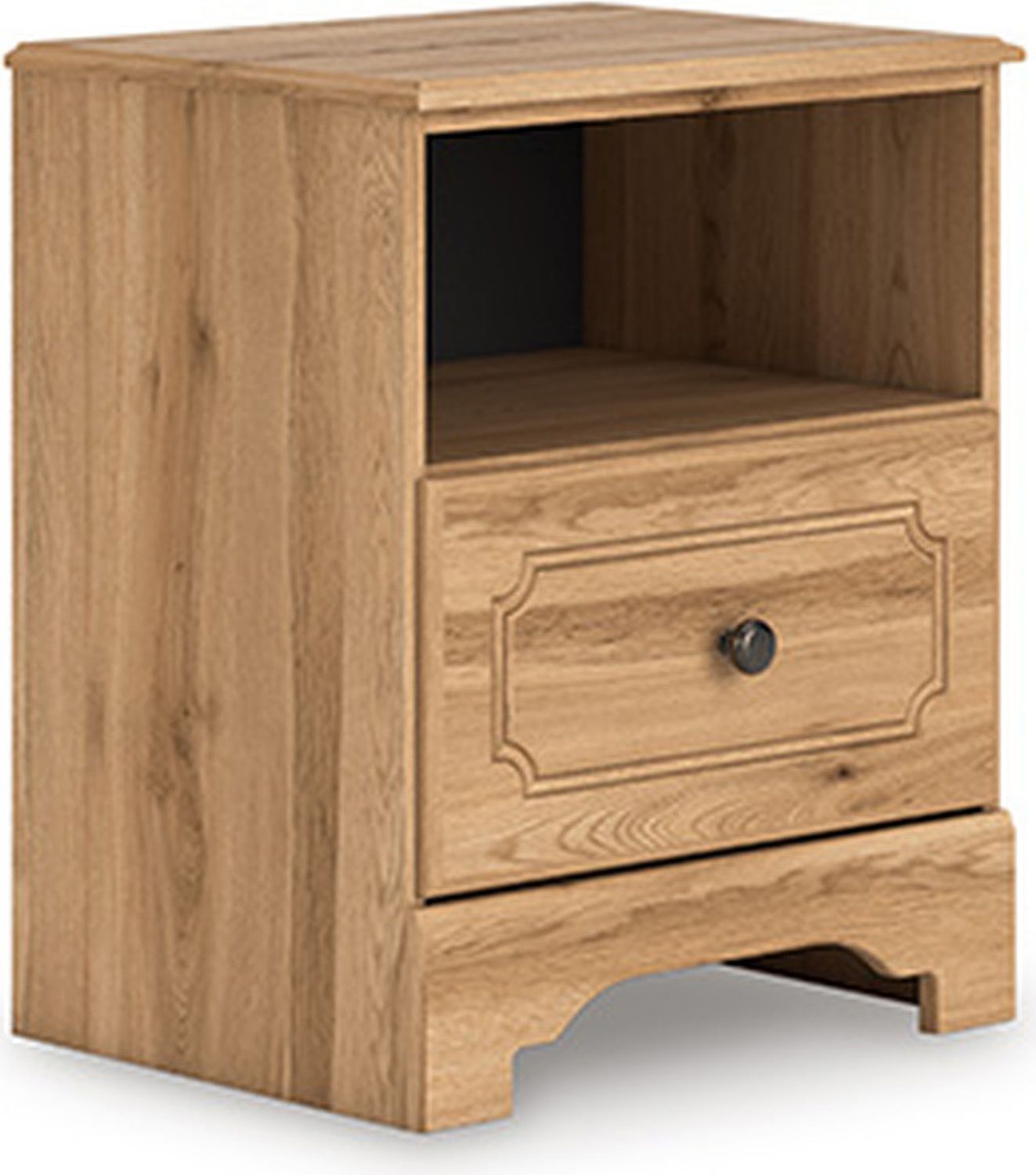 Bestmere Nightstand In Warm Brown NCB107591