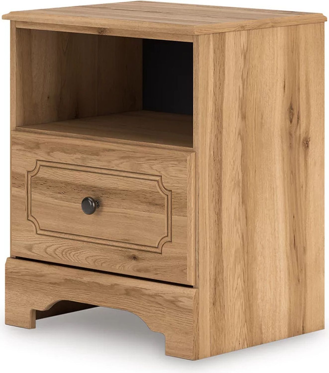 Bestmere Nightstand In Warm Brown NCB107591