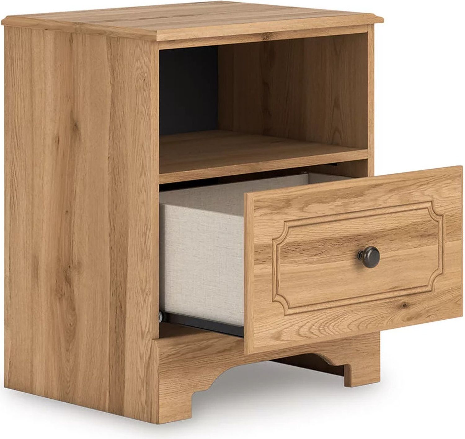 Bestmere Nightstand In Warm Brown NCB107591