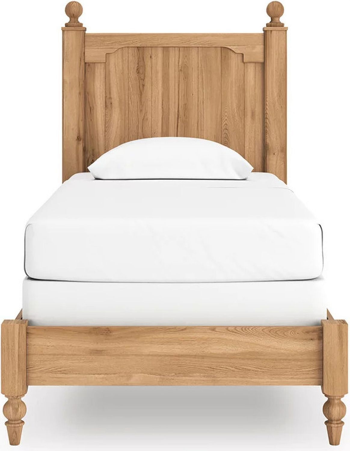 Bestmere Twin Panel Bed In Warm Brown NCB1075B2