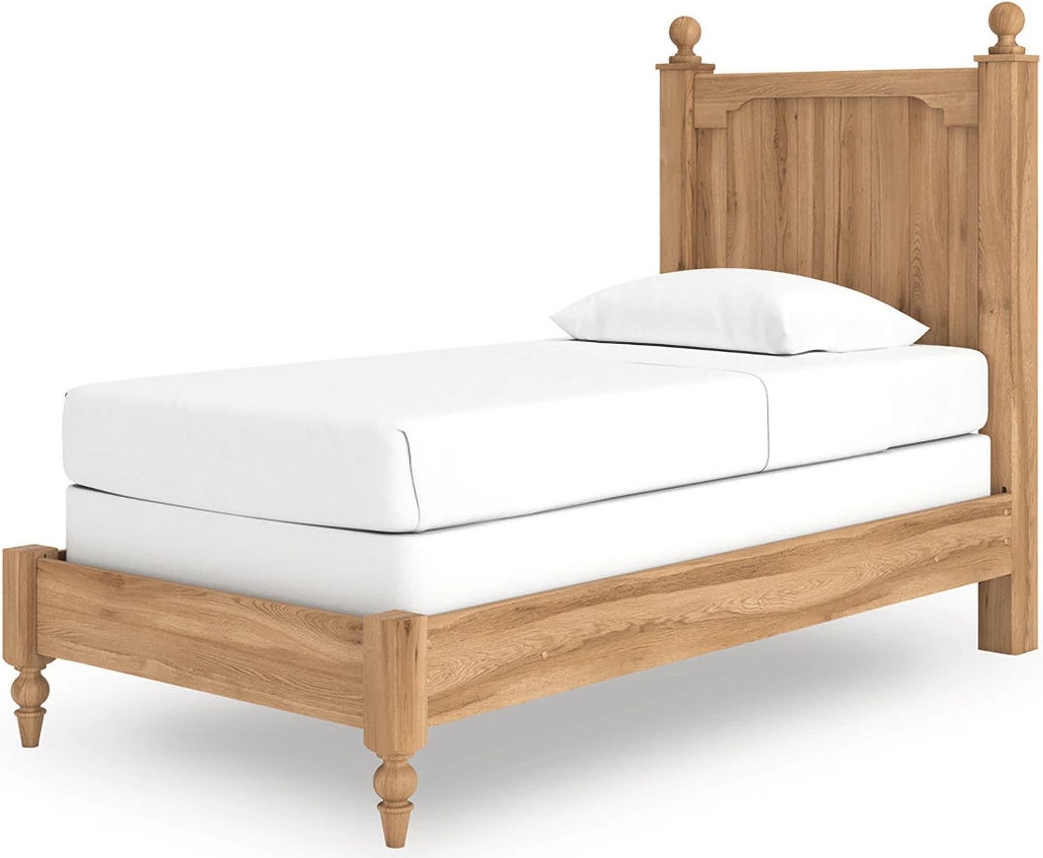 Bestmere Twin Panel Bed In Warm Brown NCB1075B2
