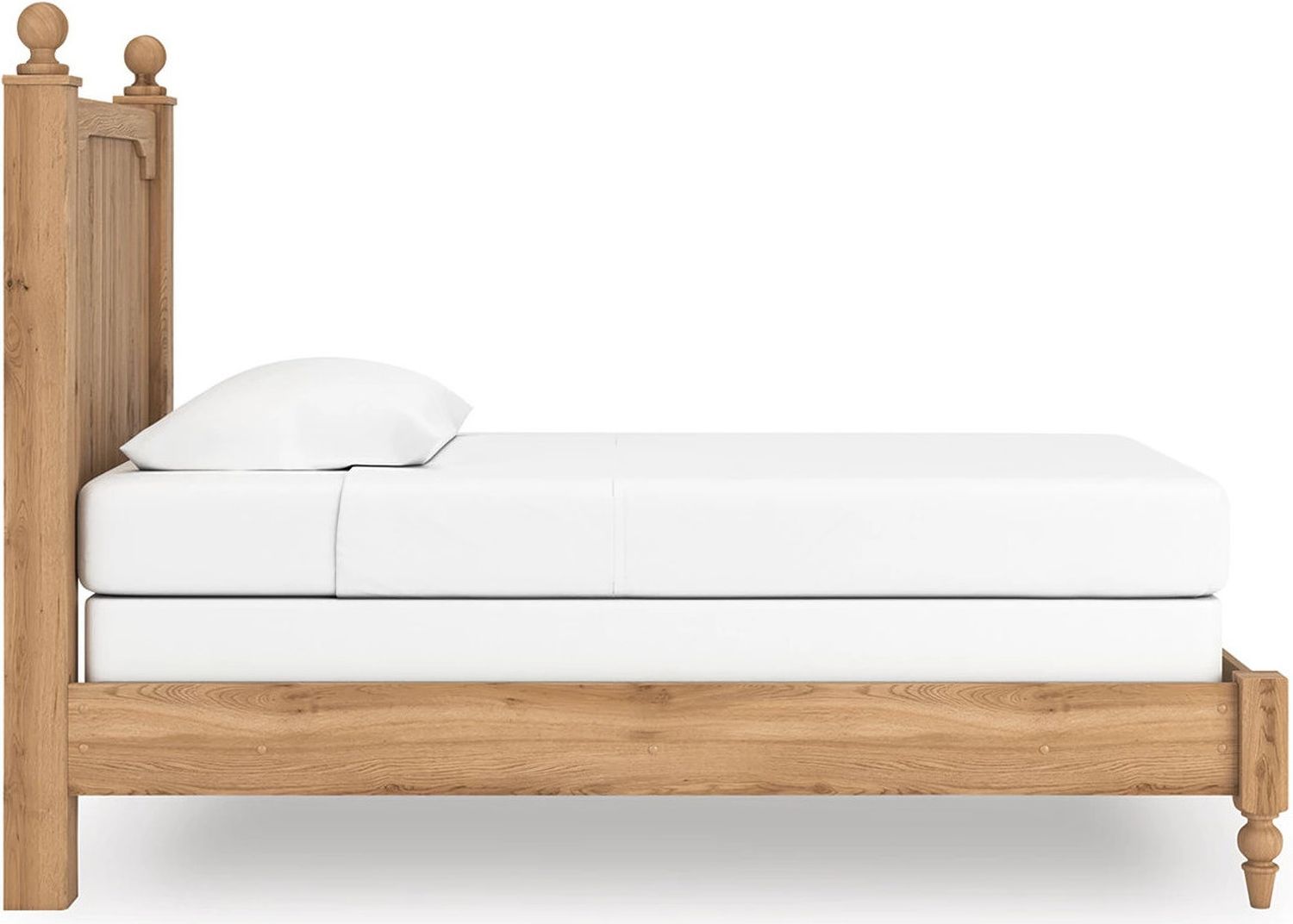Bestmere Twin Panel Bed In Warm Brown NCB1075B2