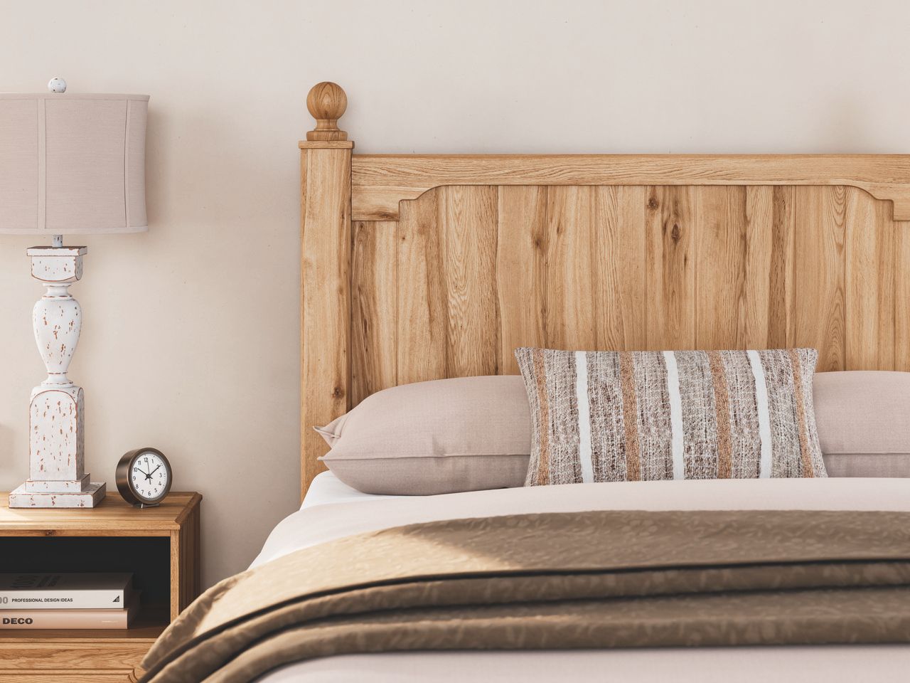 Bestmere Full Panel Bed In Warm Brown NCB1075B4