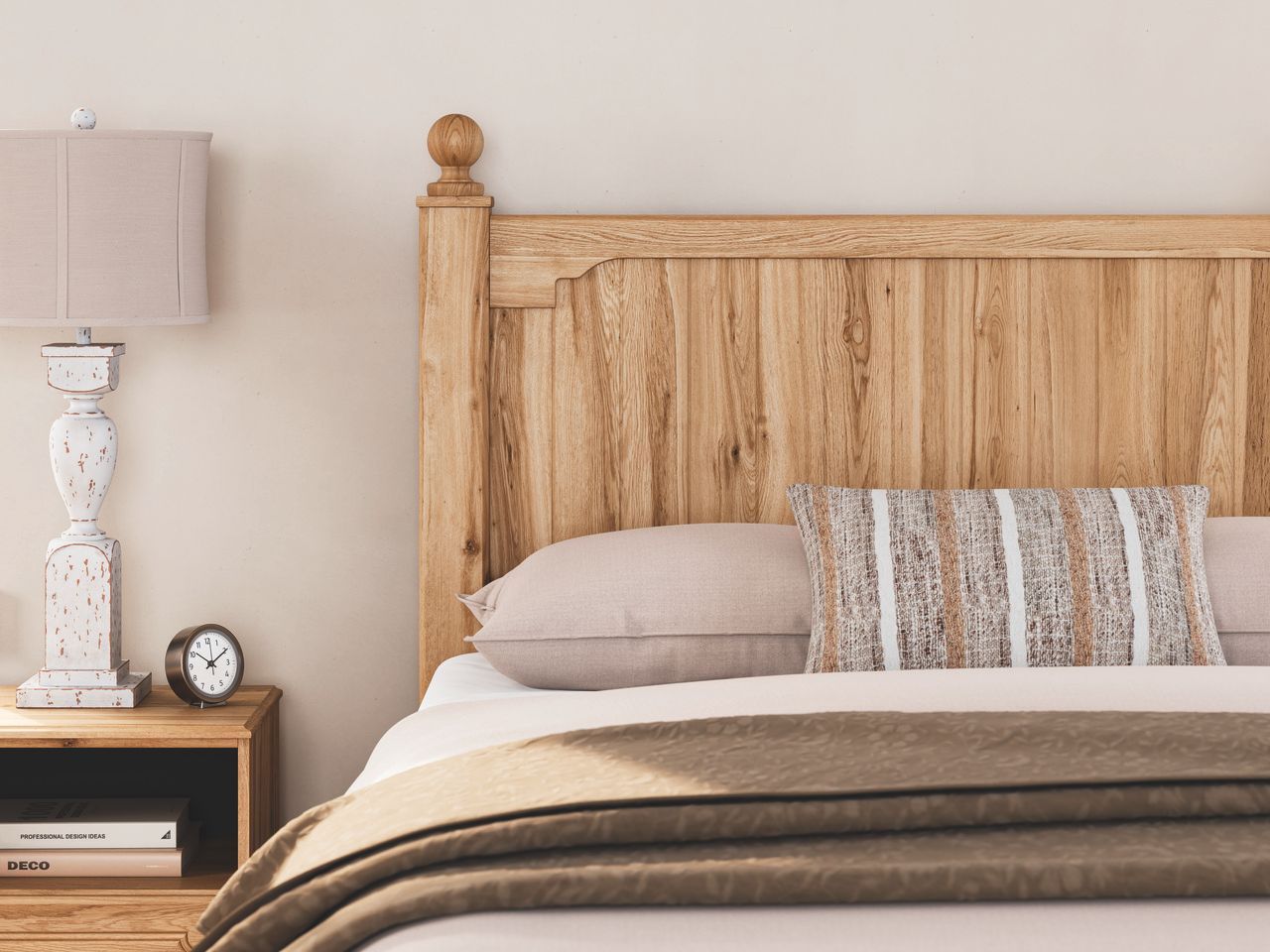 Bestmere Queen Panel Bed In Warm Brown NCB1075B7