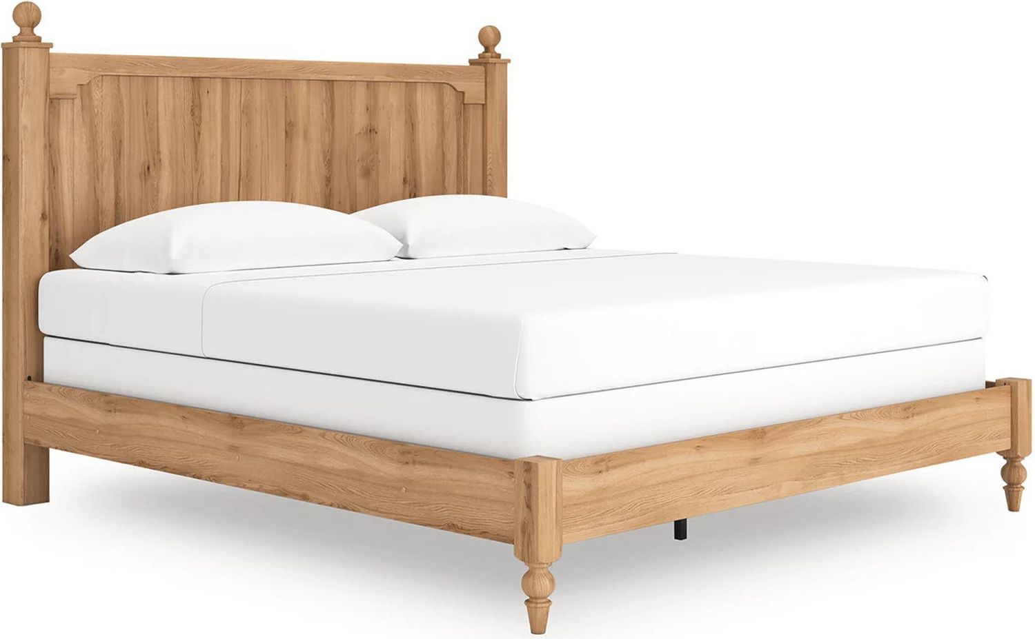 Bestmere King Panel Bed In Warm Brown NCB1075B8