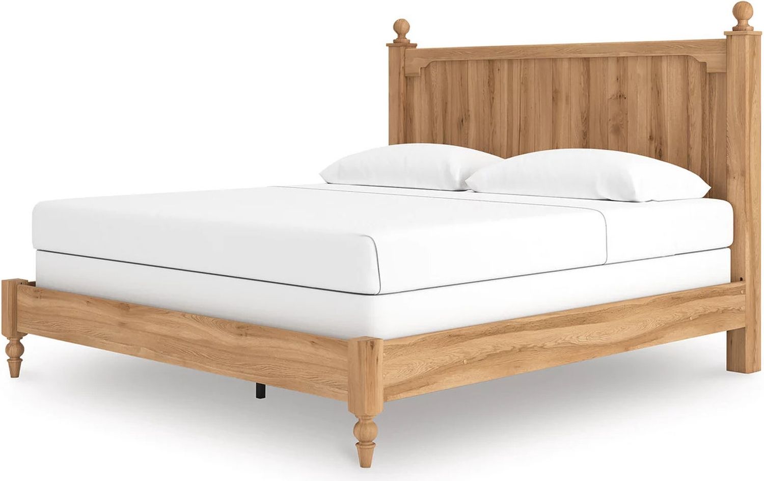 Bestmere King Panel Bed In Warm Brown NCB1075B8